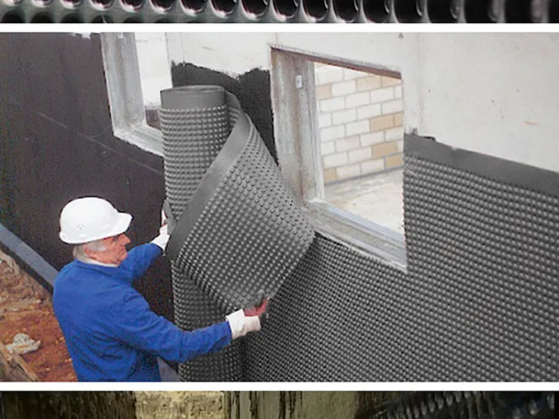 플라스틱 2m 3m 4m 5m 딤플 PE HDPE 배수판 생산 라인